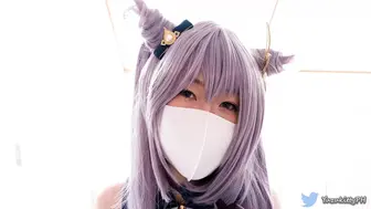 最新流出网红美少女【柚子猫】新作-《原神》复刻，五星女神刻晴对旅行者的性处理，超清4K原版无水印