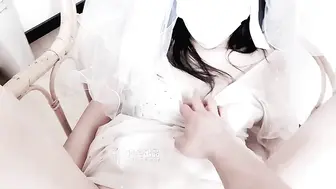 [糖心Vlog] 【淫乱性爱】花嫁女神梦中的婚礼【悍匪先生】准新娘大开M腿肉棒侵取，无套爆操怒射小嘴，好淫荡的浓白汁液