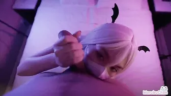 [糖心Vlog] 【网红女神】极品香港网红美少女闺蜜【马苏儿】淫魅小魔女采精，超爽狂轰白虎蜜壶，无套内射中出精浆洗礼