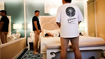 【快乐三人行】，北京换妻圈资深单男参与
