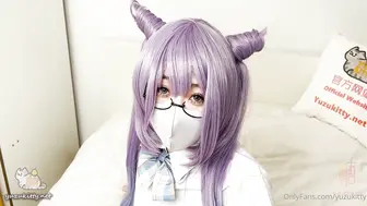 Yuzukitty OnlyFans JK少女原神刻复刻晴的肉体教导性技巧的课程科普足交骑乘大开M腿爆射