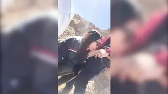 爱野战的欲女，经常约炮友野战