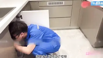幽怨淫妻勾引水管工上瘾每天穿情趣内衣在家等